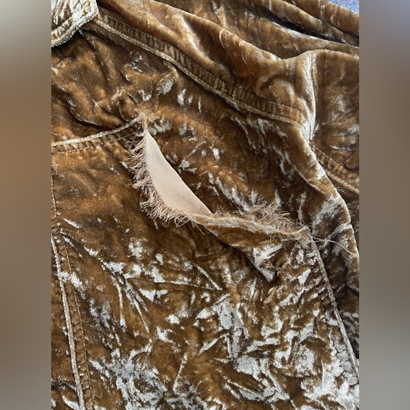 Free People night skies velvet blouse - Picture 8 of 14